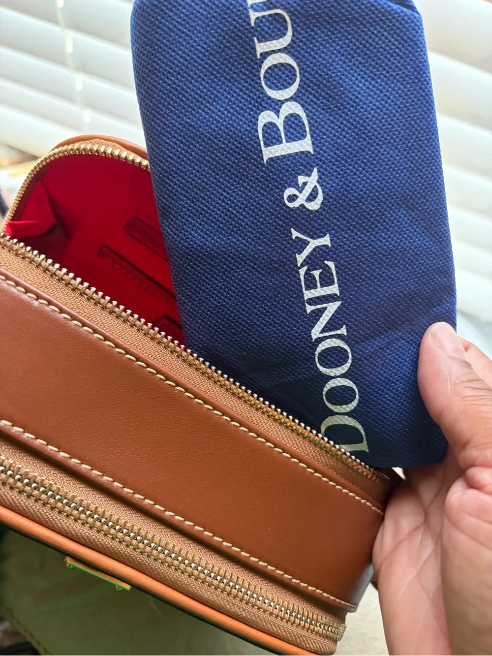 Dooney & Bourke Wexford Brown Leather Crossbody Bag